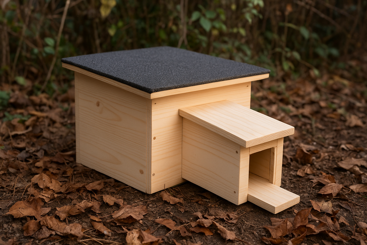 Igelhaus selber bauen