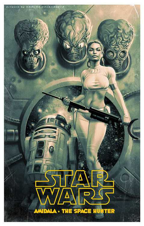 Рисунок Amidala - The Space Hunter