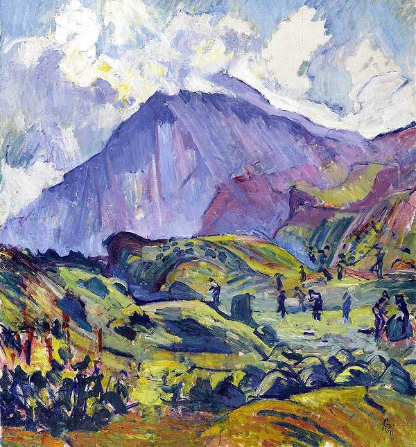 Сенокос вблизи Maлоя 1923
