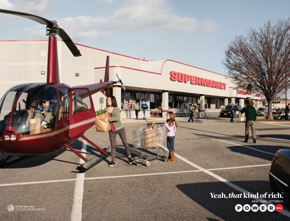 New York Lottery’s Powerball: Helicopter
