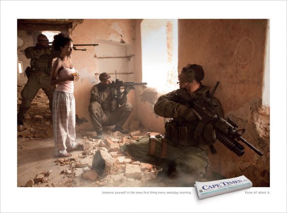 Cape Times Newspaper: War