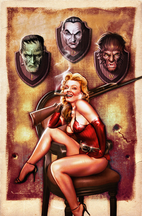 Иллюстрация The Huntress