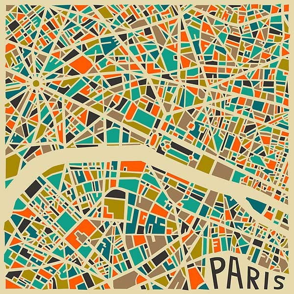 карты Парижа
