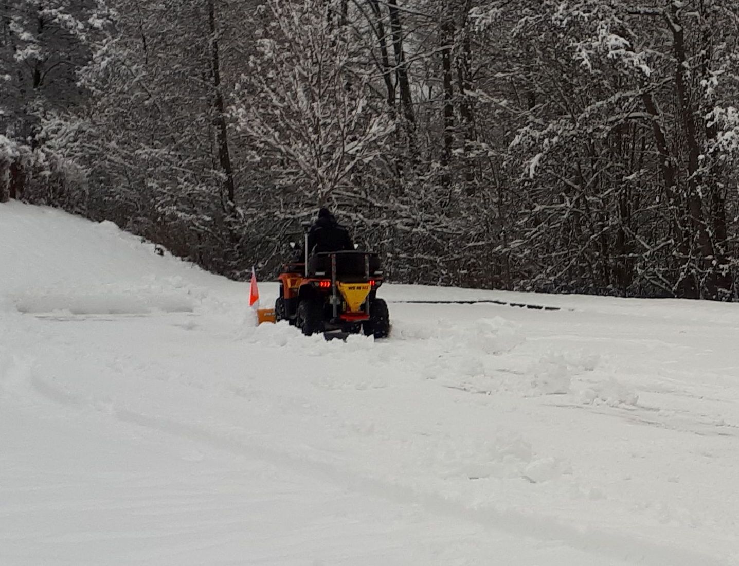 ... und Schnee im Winter 2020/2021 ...