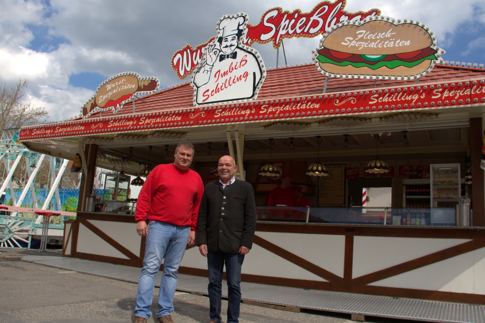 Vor der Frühlingsfest Eröffnung