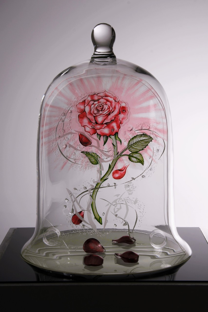 Rose in Glass - Beauty and the Beast Gesellenstück Jennifer Sieber