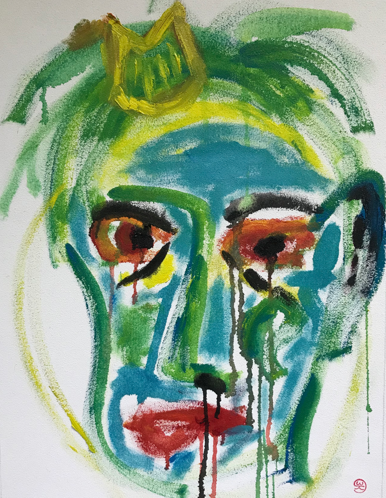 Brexit , Oil on canvas / 56 x 42 cm / 2018 / 123