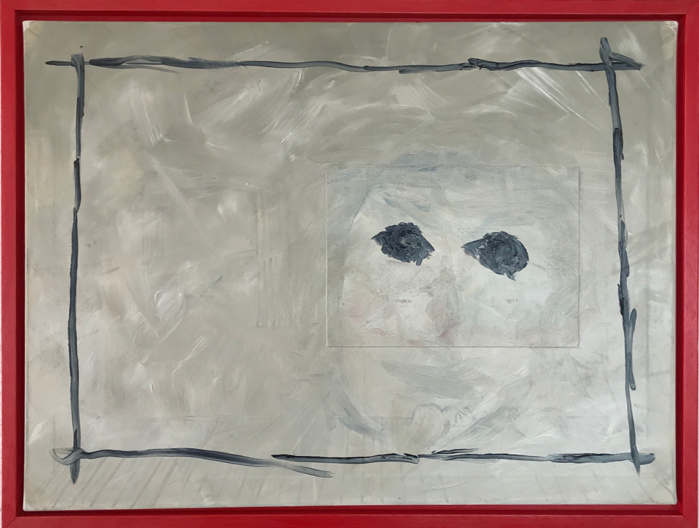 The first picture by himself and the almost last self portrait, Oil on canvas / 60 x 80 cm