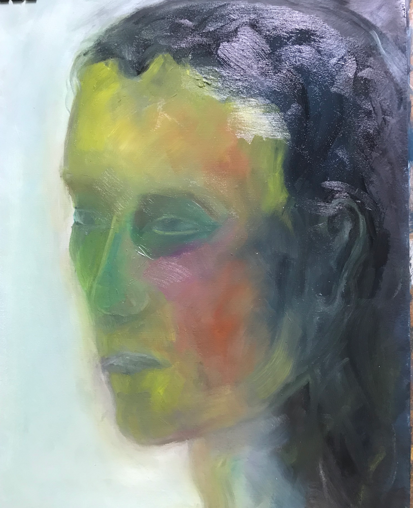 Lola , Oil on canvas / 70 x 53 cm / 2019 / 121