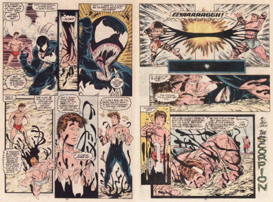 Figure 17. Seconde victoire de Spider-Man Face à Vénom dans The Amazing Spider-Man #317 de 1989