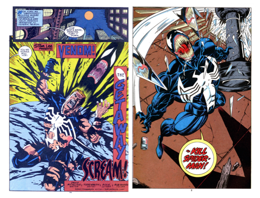 Figure 18. Réapparition de Vénom dans The Amazing Spider-Man # 373 à 375