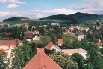 Blick auf den Stolleberg, Richterberg und Varnsdorfer Spitzberg