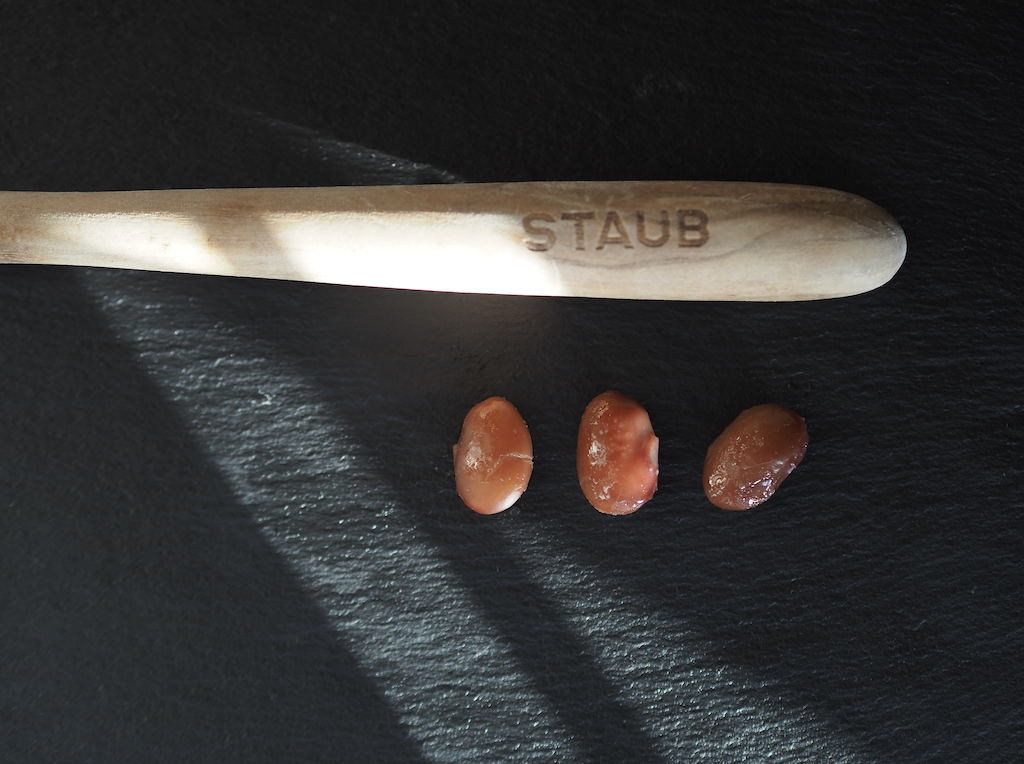 staub で 金時豆の煮豆