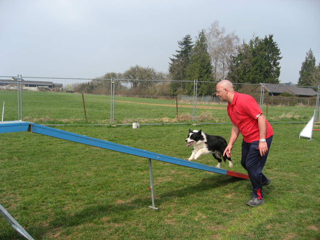 ... an lass geet et, erop op den Steg...