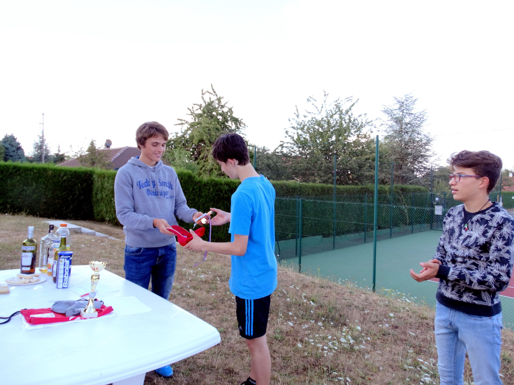 Remise des prix en catégorie 15/16 ans, Antonin finaliste (photo : Sarah Spataro)