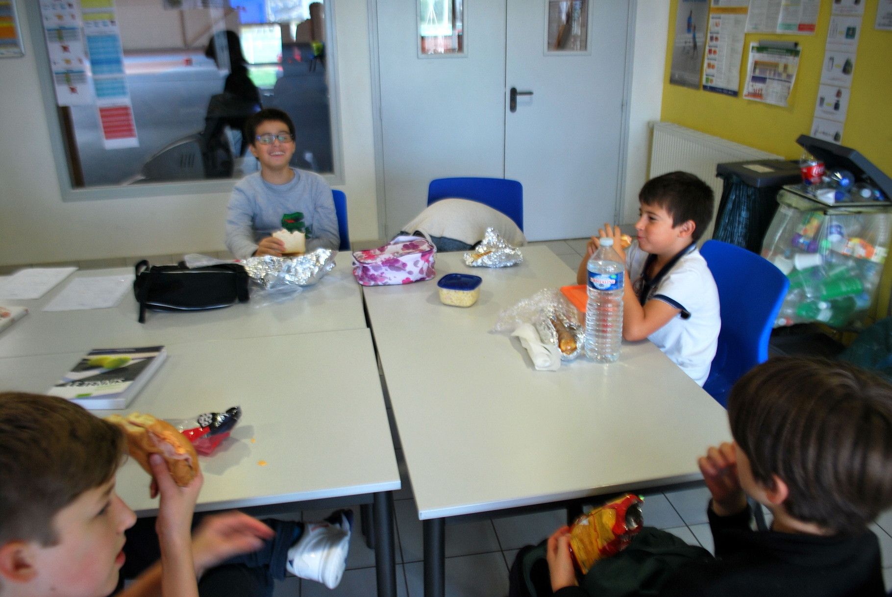 Mickael et Quentin en pause...