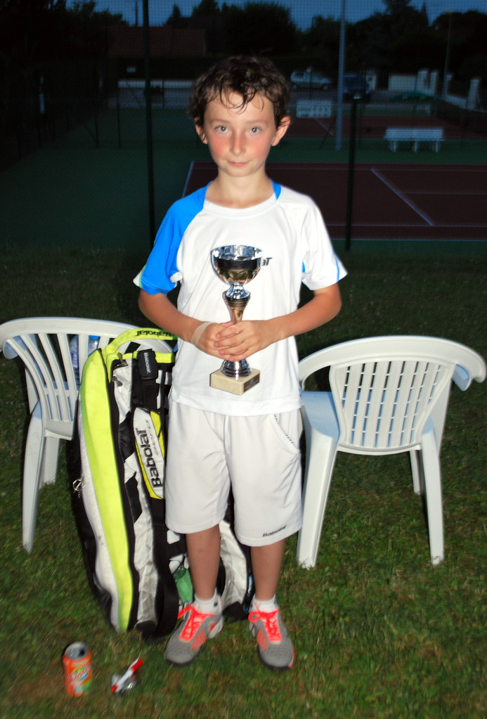 Mathis LOGEROT (30/1, TC Langres) vainqueur 2013 en 11/12 ans 