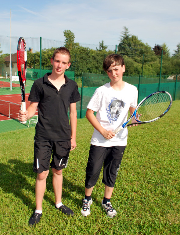 Valentin Noiret (TC Germinois) et Hugo Schultess (TC Bouilly)