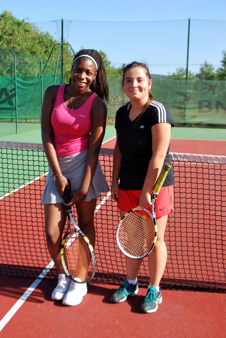 Patience SAKANWIN, TCSA, 1/2 finaliste en 17/18 ans, et Julie ANDRES, made in Bouilly, finaliste!