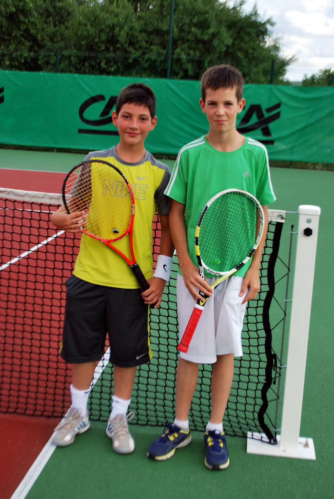 Finale 15/16 ans Enzo Quinet (15/4, TC Brévonnes)/Eloi Clement (15/3, ASPTT)