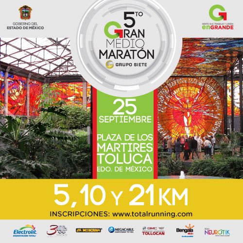 "5TO GRAN MEDIO MARATÓN TOLUCA". PERIÓDICO DIGITAL TOLUCA HOY, NOTICIAS