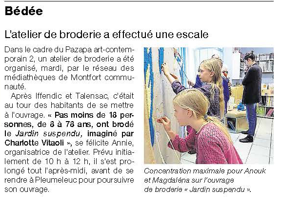 Article Ouest-France du 23 février 2017