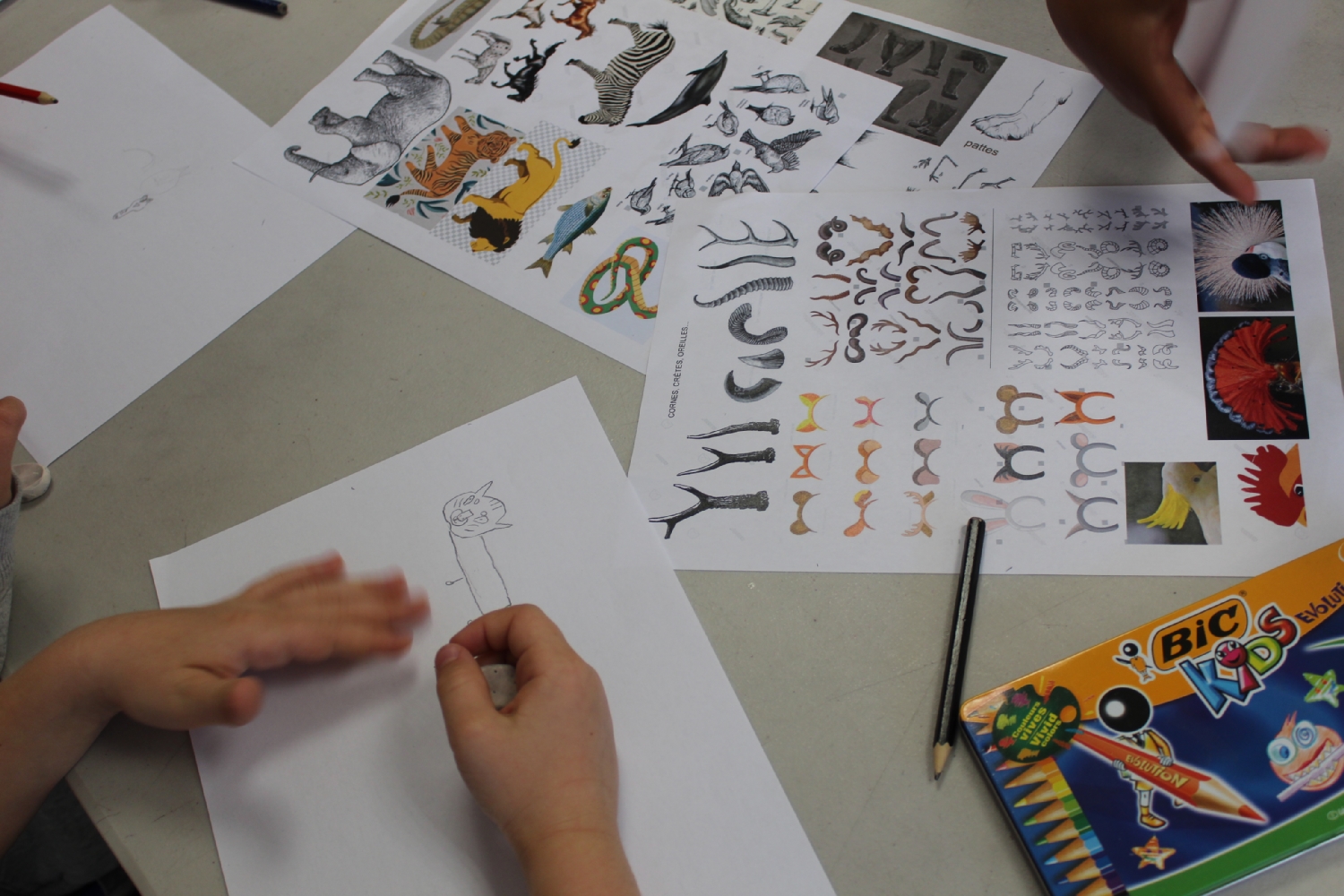 Classe de CP de l'école Saint-Michel de Bédée