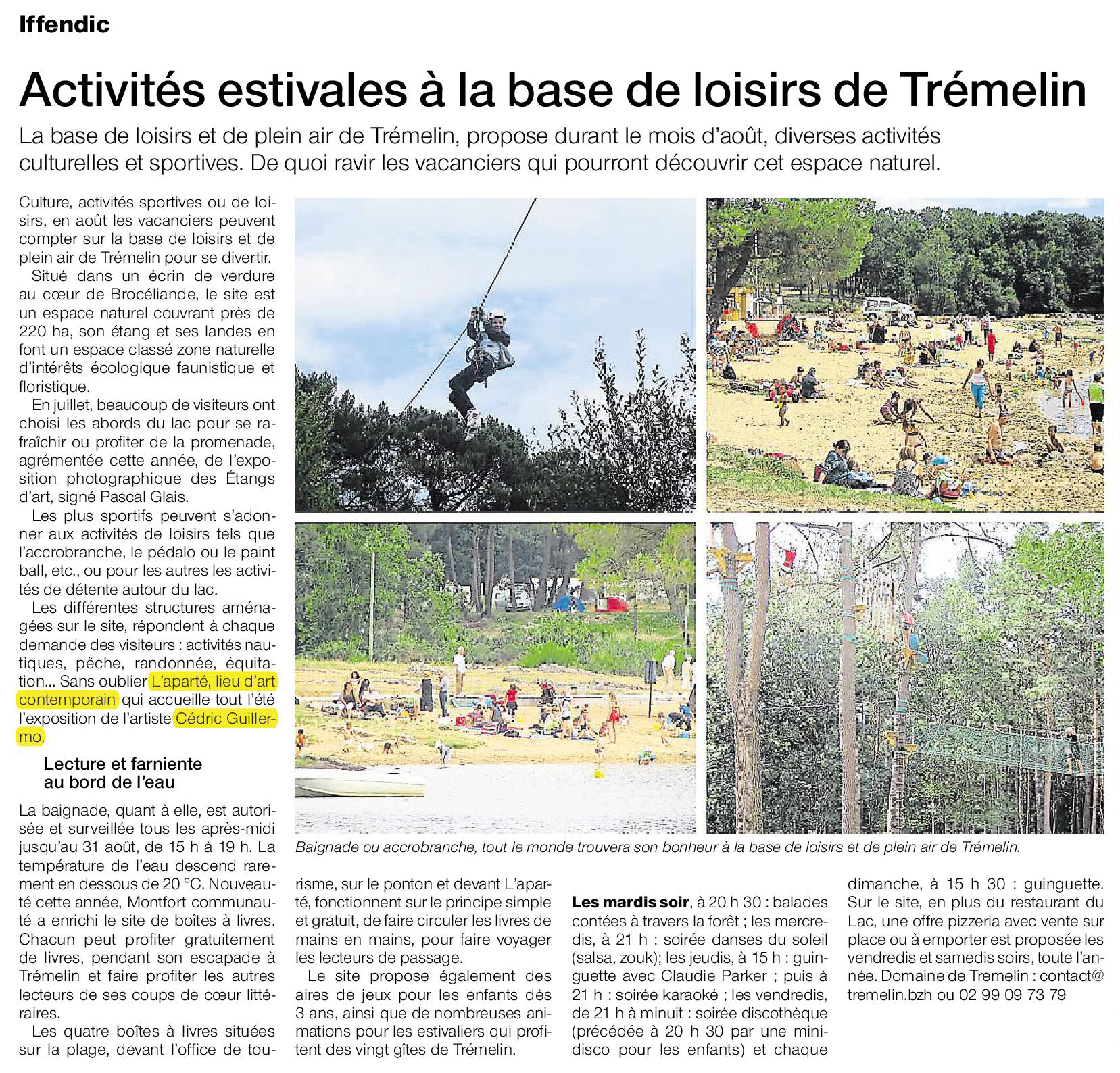 Ouest-France du 2 août 2016