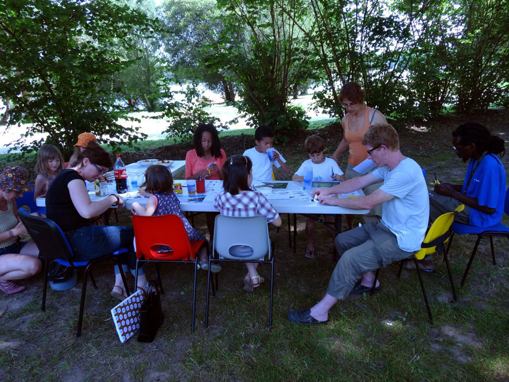 Goûter artistique en famille du 18 juillet 2014