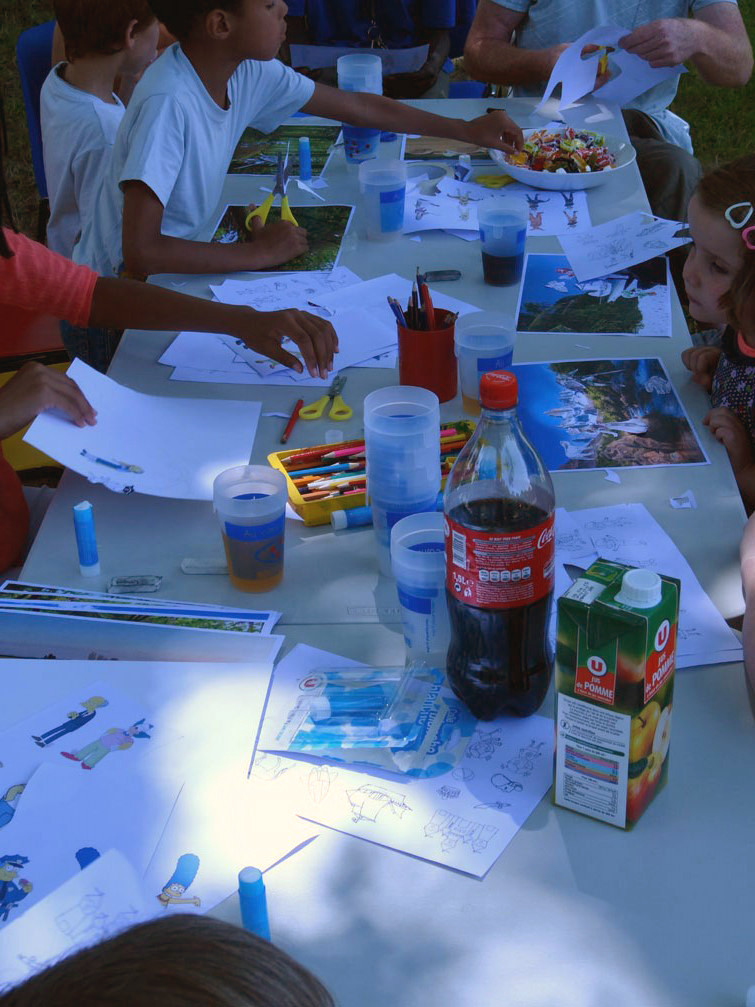 Goûter artistique en famille du 18 juillet 2014