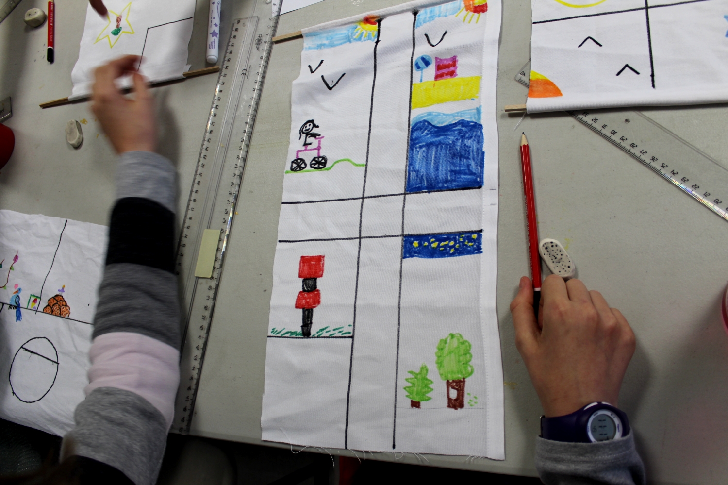 Visite-atelier - Classe de CM2 de l'école La Fée Viviane d'Iffendic