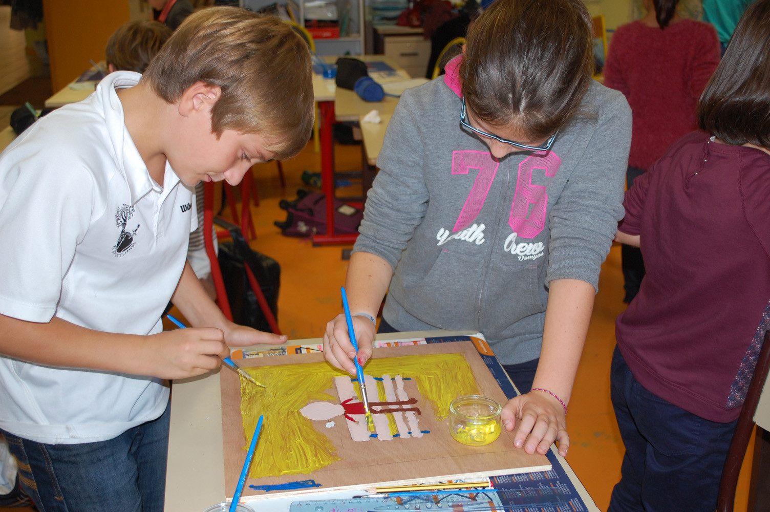 Rencontre-atelier avec Thomas Tudoux - CM1-CM2 M Ecole élémentaire publique Moulin à Vent, Montfort-sur-Meu