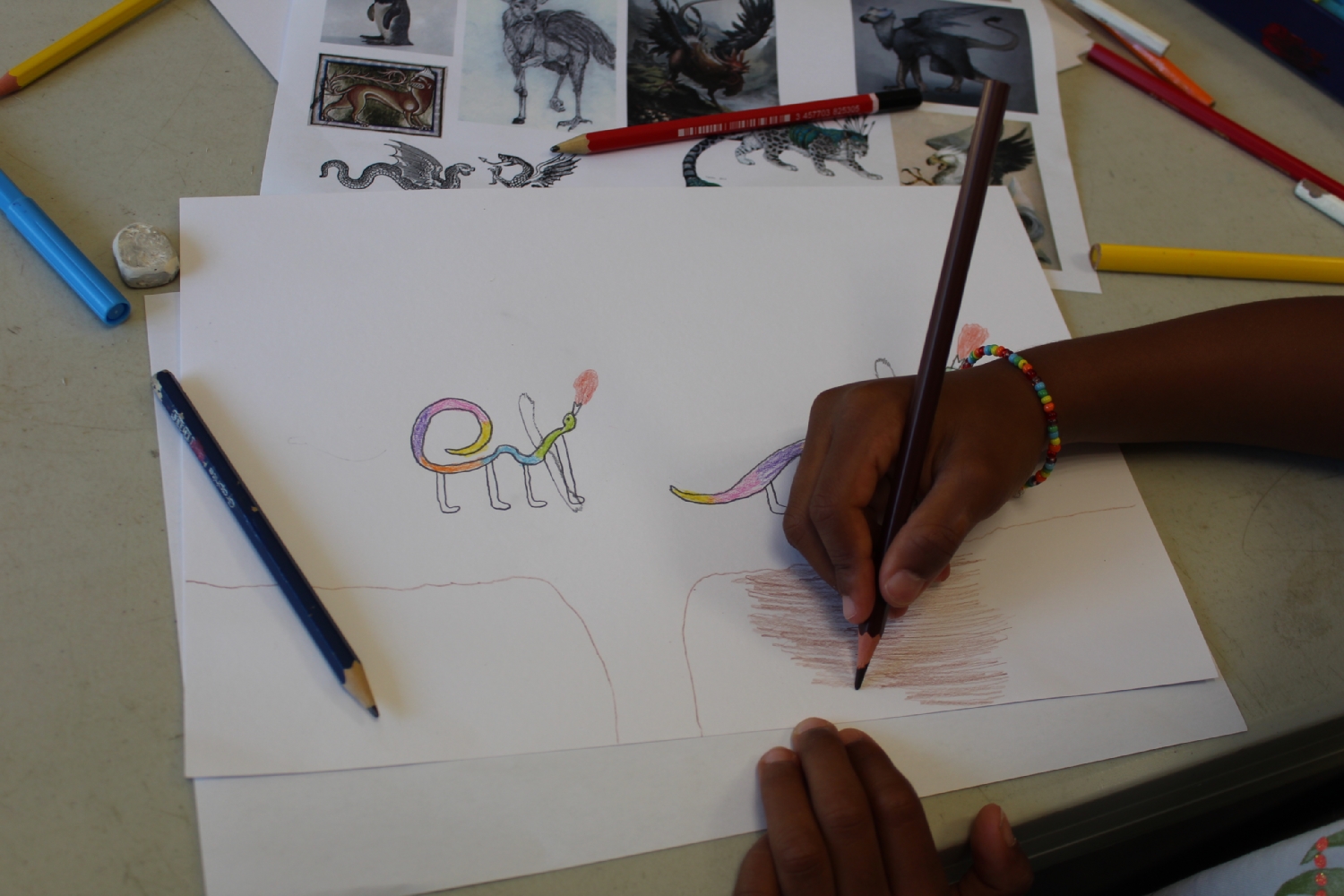 Classe de CP de l'école Saint-Michel de Bédée