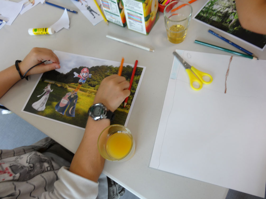 Goûter artistique en famille du 15 août 2014