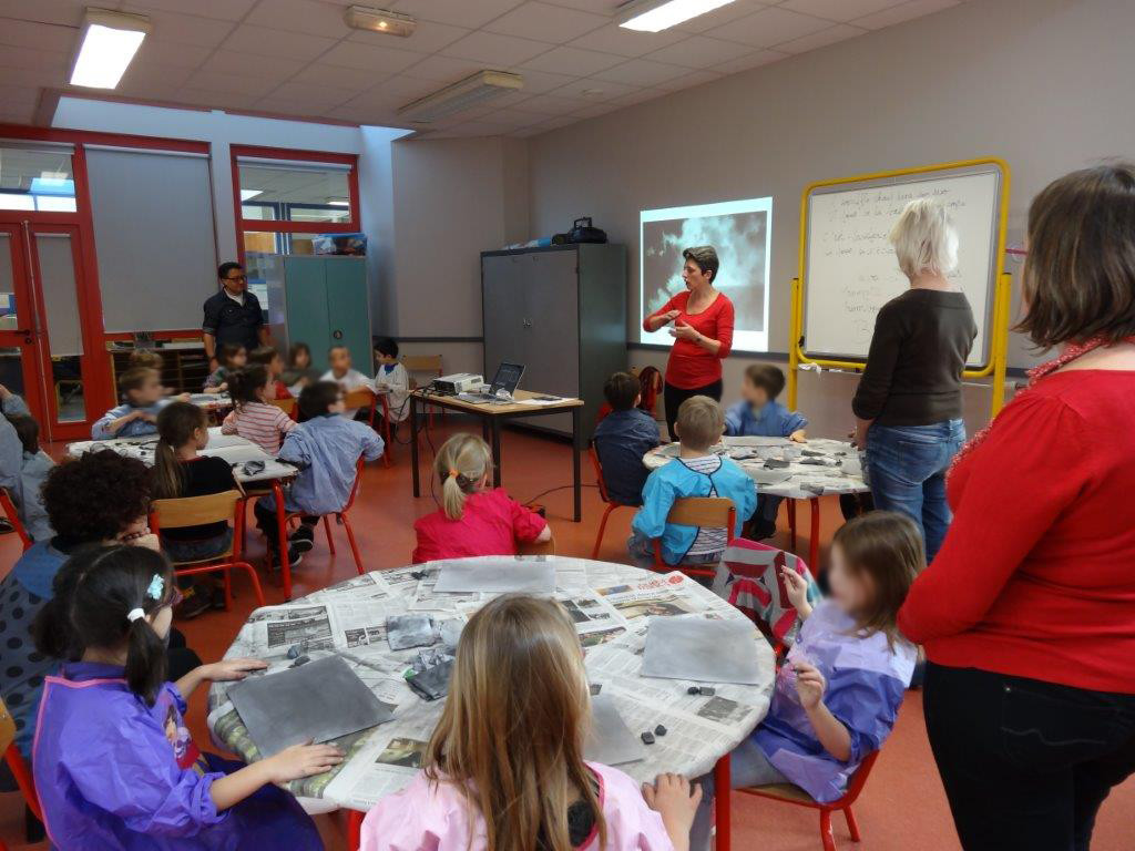 Rencontre avec Angélique Lecaille - classe de CP Les Trois rivières Breteil