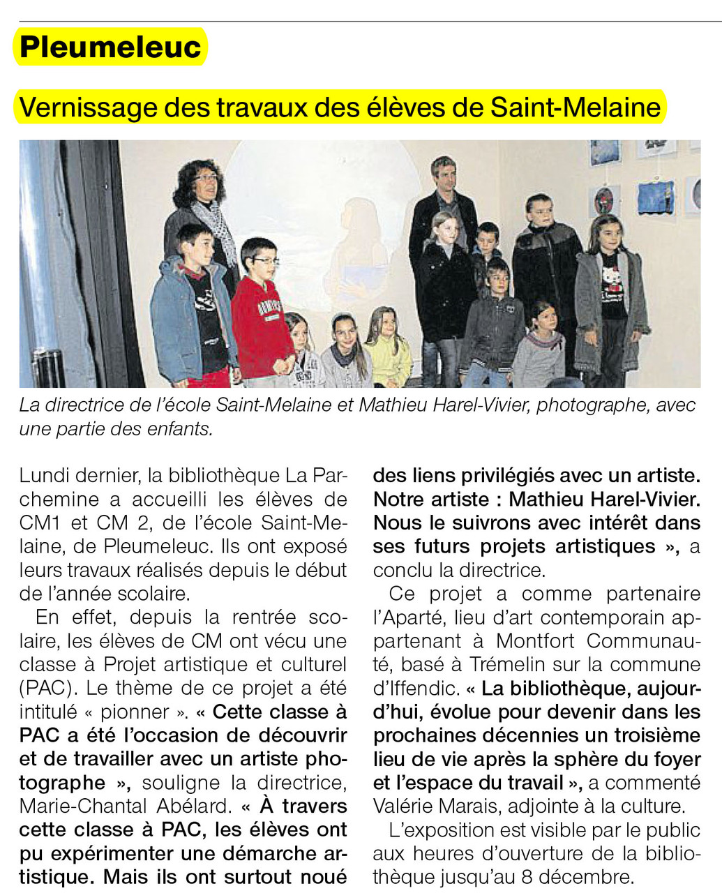 Ouest-France - 17 novembre 2012