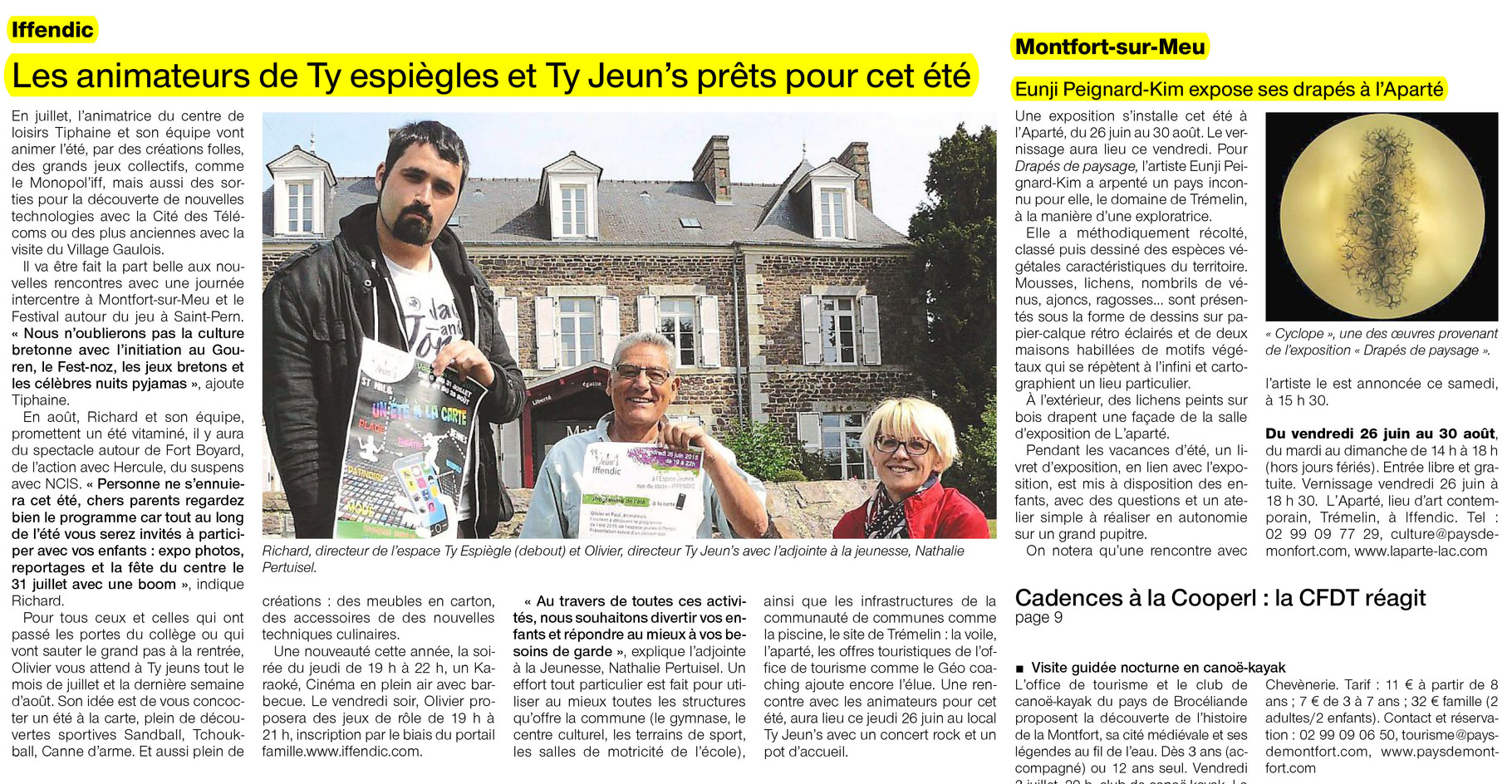 Ouest-France - 26 juin 2015