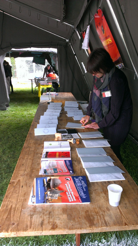 Participation de L'aparté à la 6ème édition du festival de BD Pré en bulles, à Bédée.