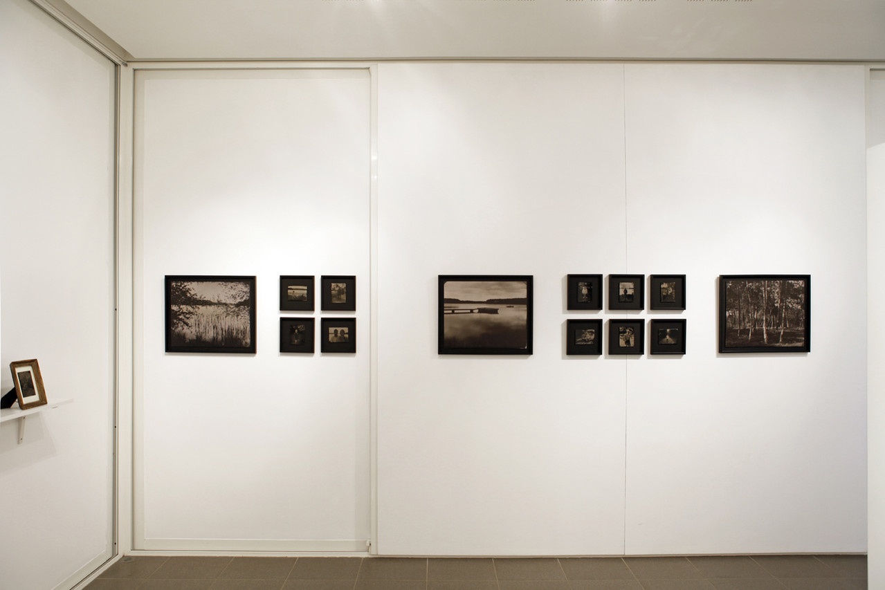 Vue de l'exposition "Territoires d'expériences" à L'aparté. Photo : Hervé Beurel.