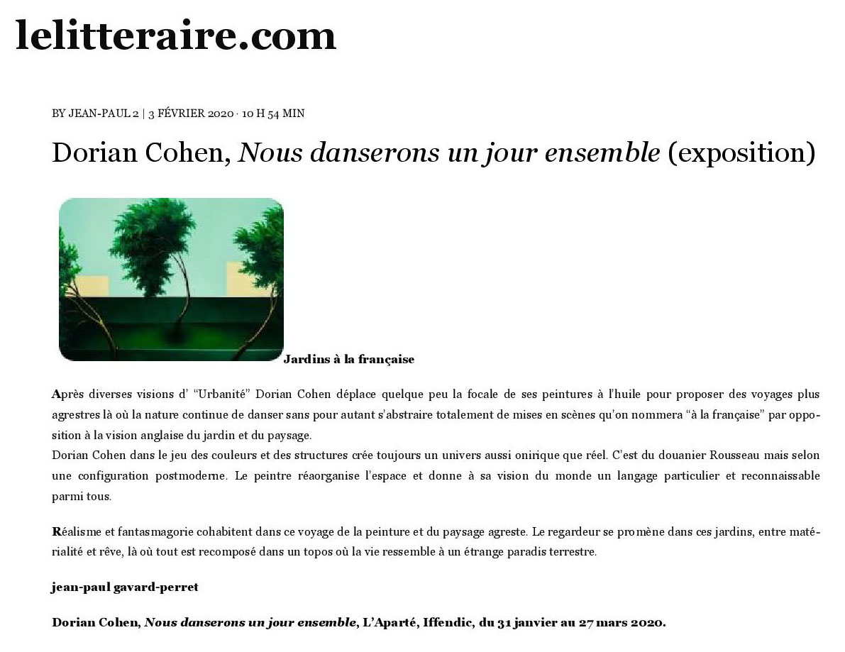 Article web lelitteraire.com