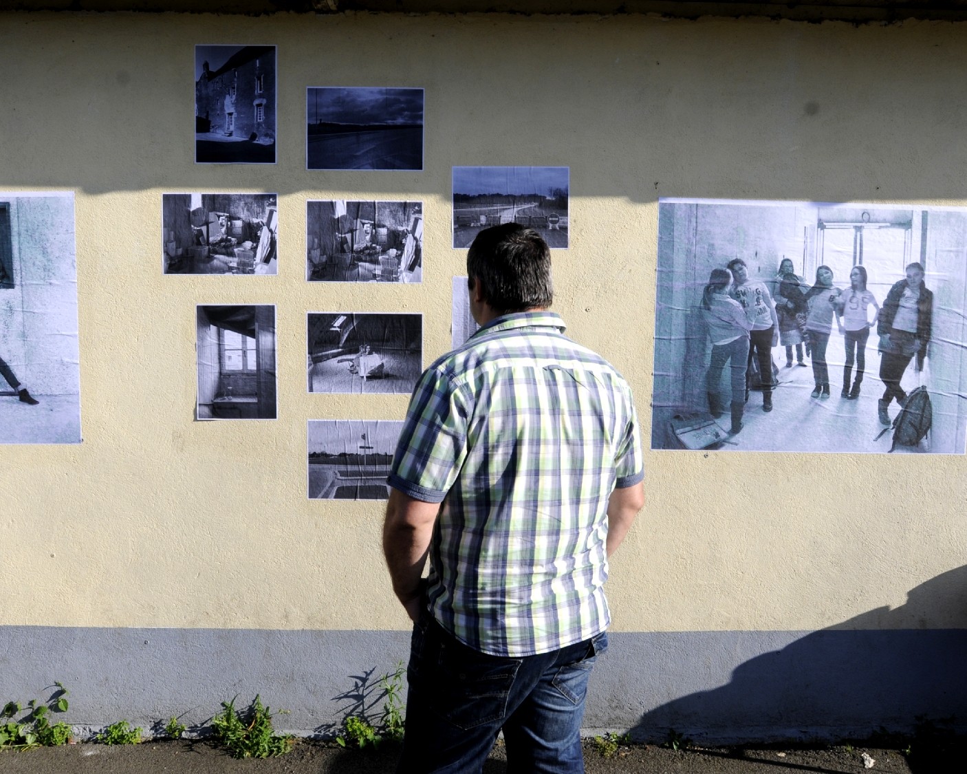 Vernissage de l'exposition "D'une école à une autre", école Gimbert de Guignen, 18 juin 2015.