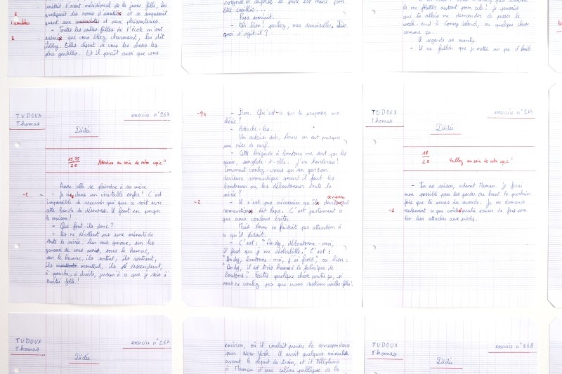 Thomas Tudoux, 14,75/20 (détail), 2014. Photo : Hervé Beurel