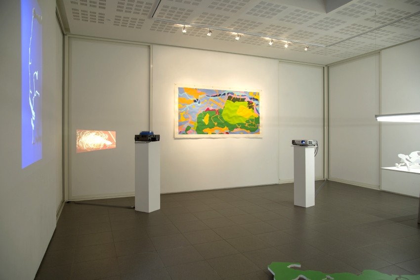 Vue de l'exposition Fiction souterraine