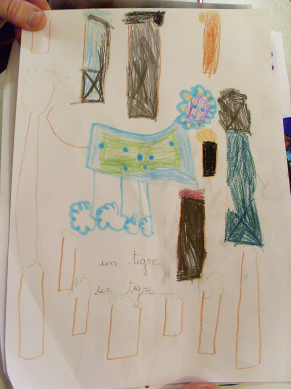 Dessin de la source du son choisi par l'élève - GS Montfort-sur-Meu