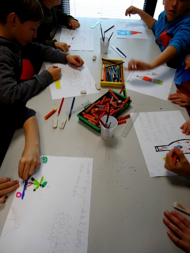 CM2 école élémentaire Moulin à Vent, Montfort-sur-Meu