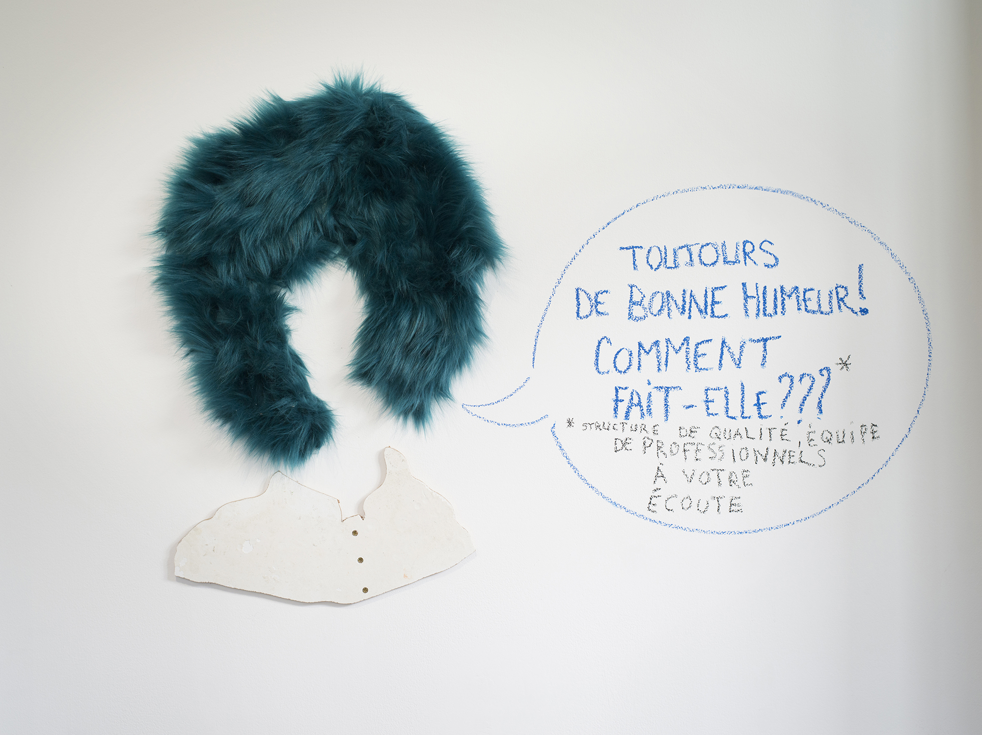 Vues de l'xposition Anaïs Touchot, J'y laisserai ma vieille peau. Photo : Vincent Malassis