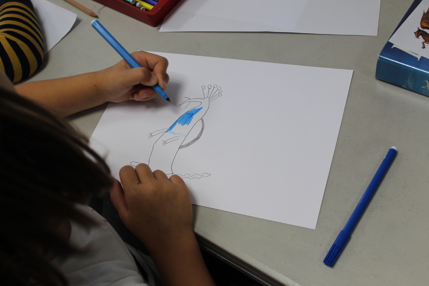 Classe de CP de l'école Saint-Michel de Bédée