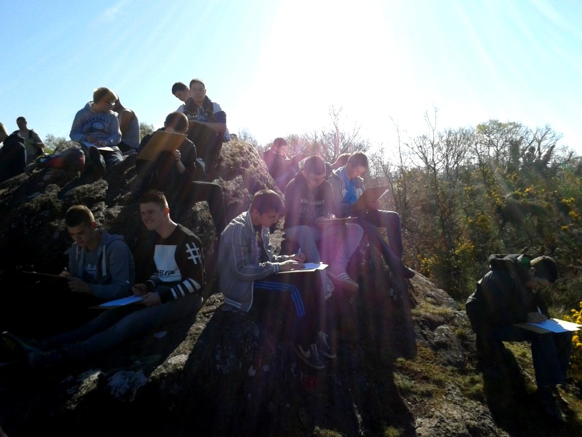 Découverte du vallon de la Chambre au loup (Iffendic) - croquis de paysage