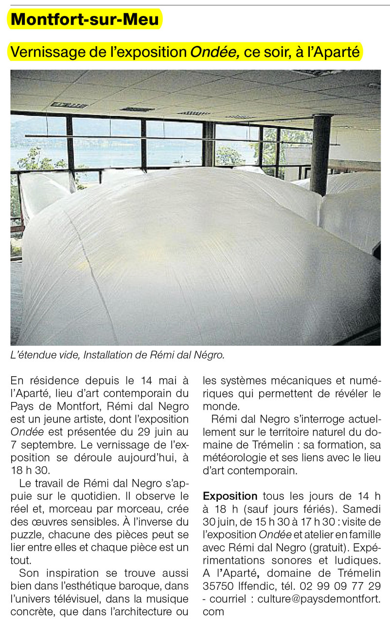 Ouest-France - 29 juin 2012