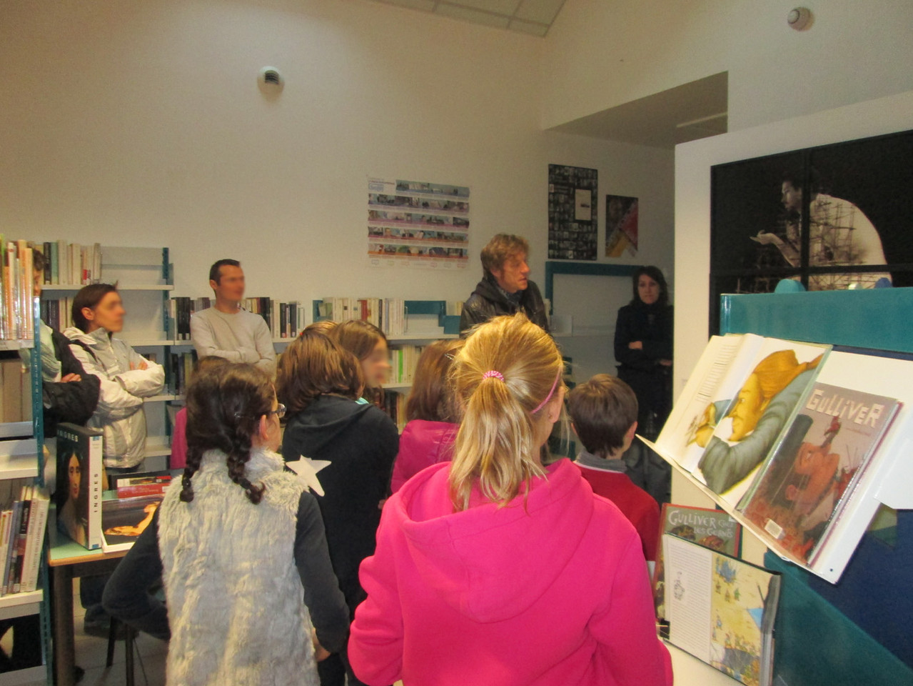 Atelier animé par Pascal Mirande à la bibliothèque l'Astrolabe de Talensac